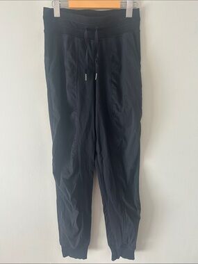 lululemon athletica Black Track Joggers with Drawstring